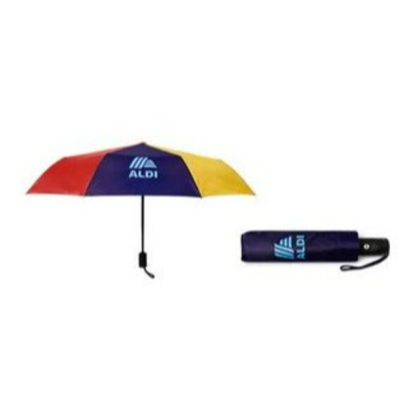 Aldi Gear Automatic Umbrella 2023, Multicolor Stripe, NWT, Merch Drip - Picture 5 of 10